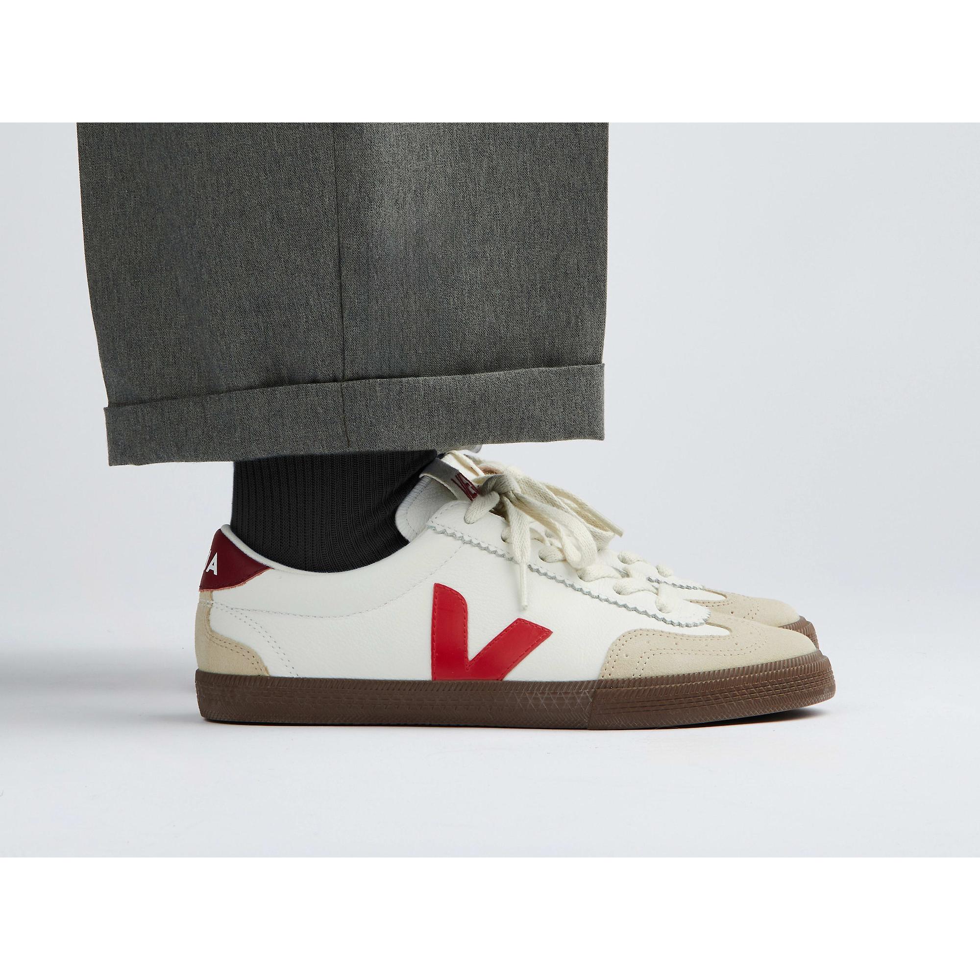 Product image 5 of 9 of VEJA Women's Volley Leather Sneaker - White Pekin Bark