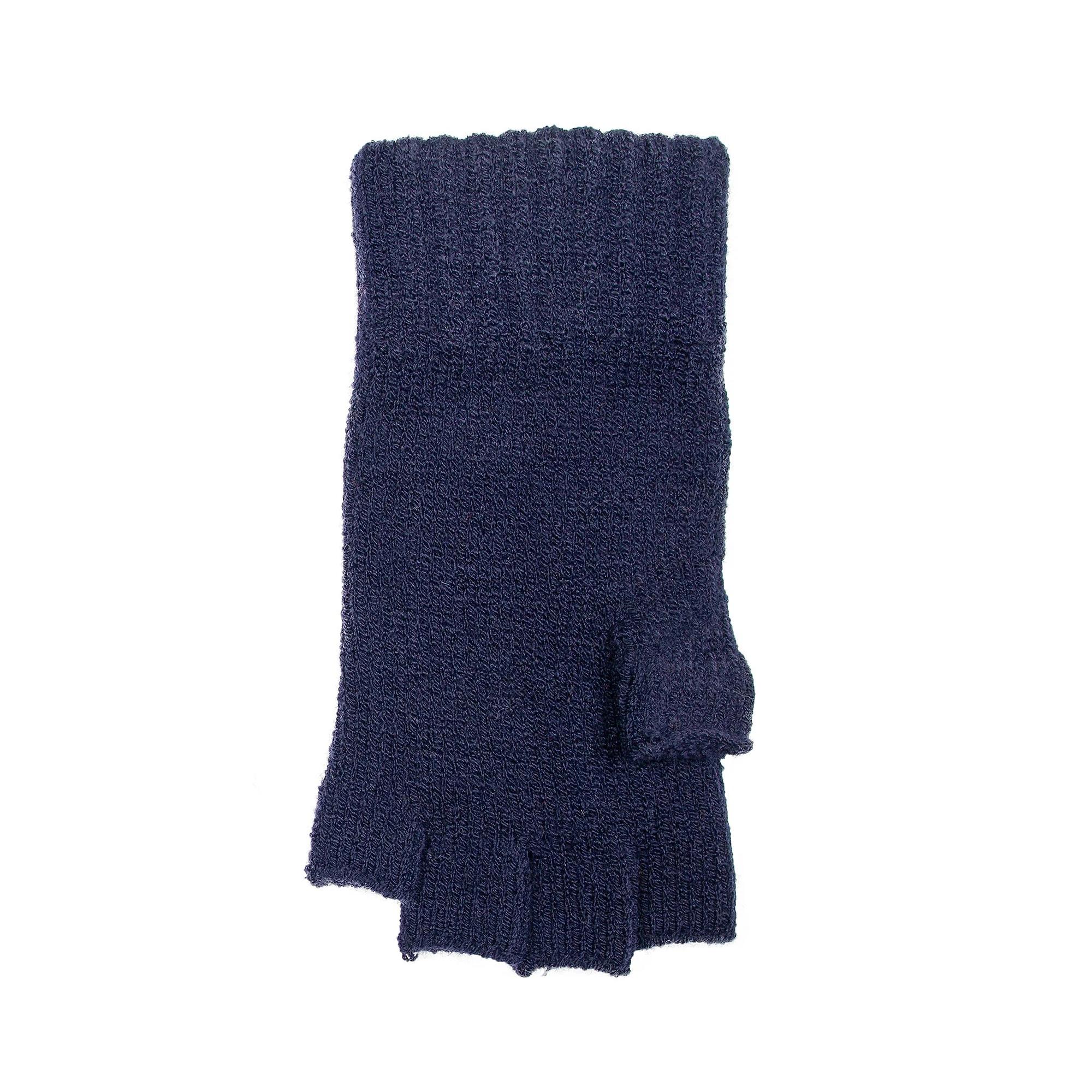 Product image 7 of 10 of Dents Women's Fingerless Cable Knit Gloves - Navy