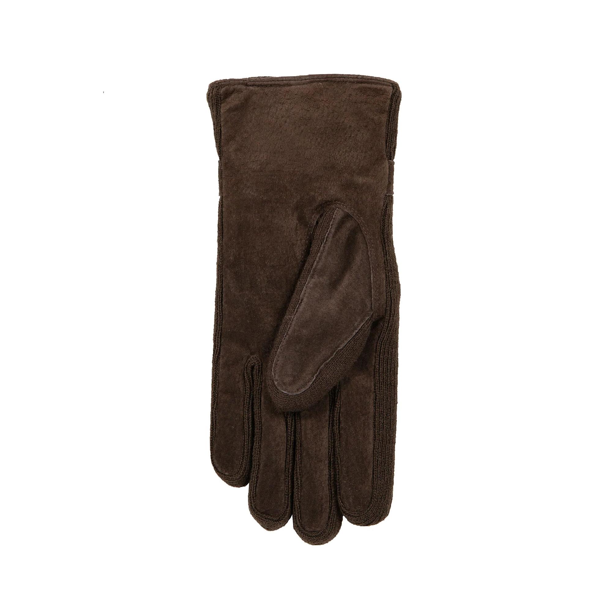 Product image 6 of 12 of Dents Women's Laura Three-Point Fleece-Lined Suede Gloves - Mocca