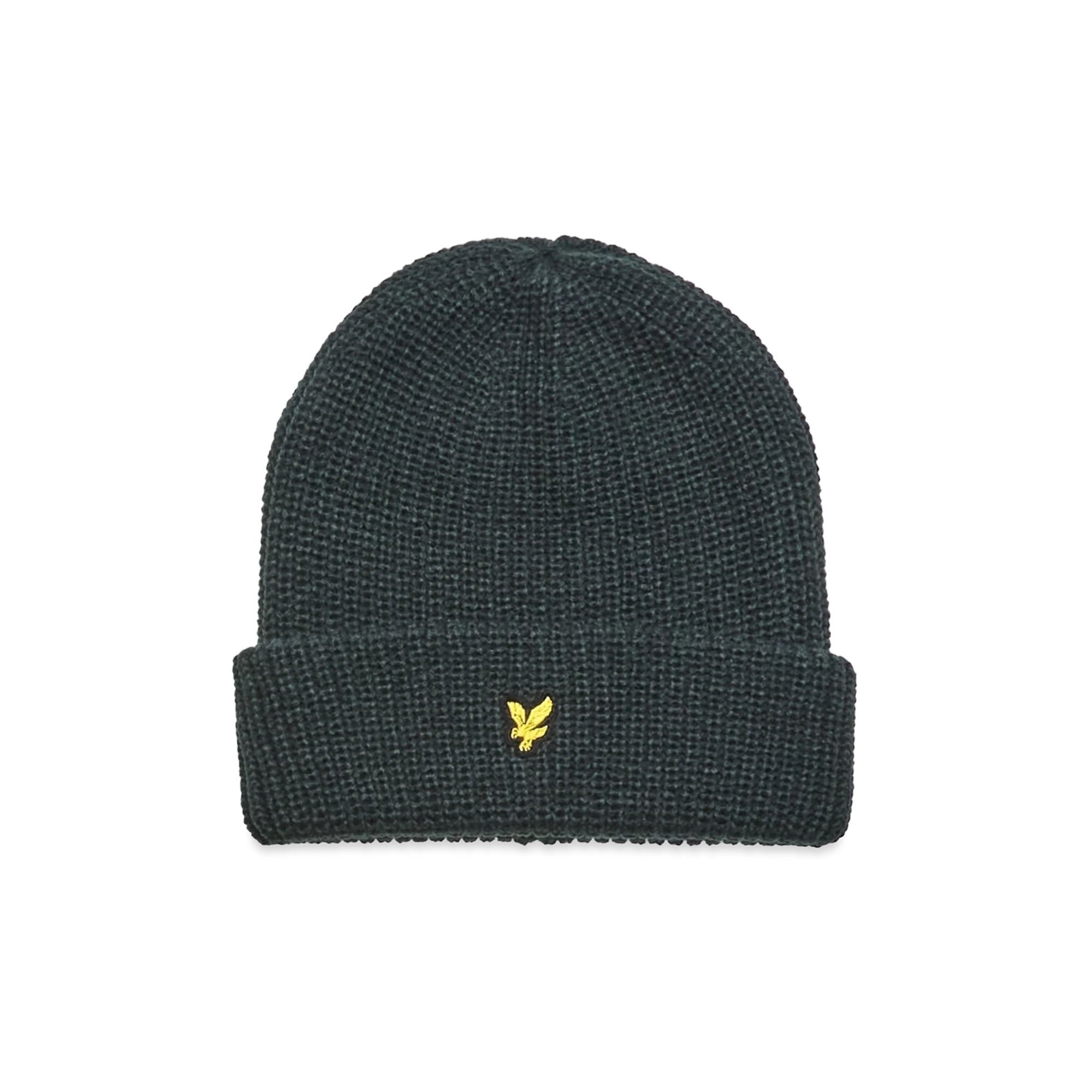 Product image 3 of 7 of Lyle & Scott Men's Lambswool Blend Checked Scarf & Beanie Gift Set - Argyle Teal