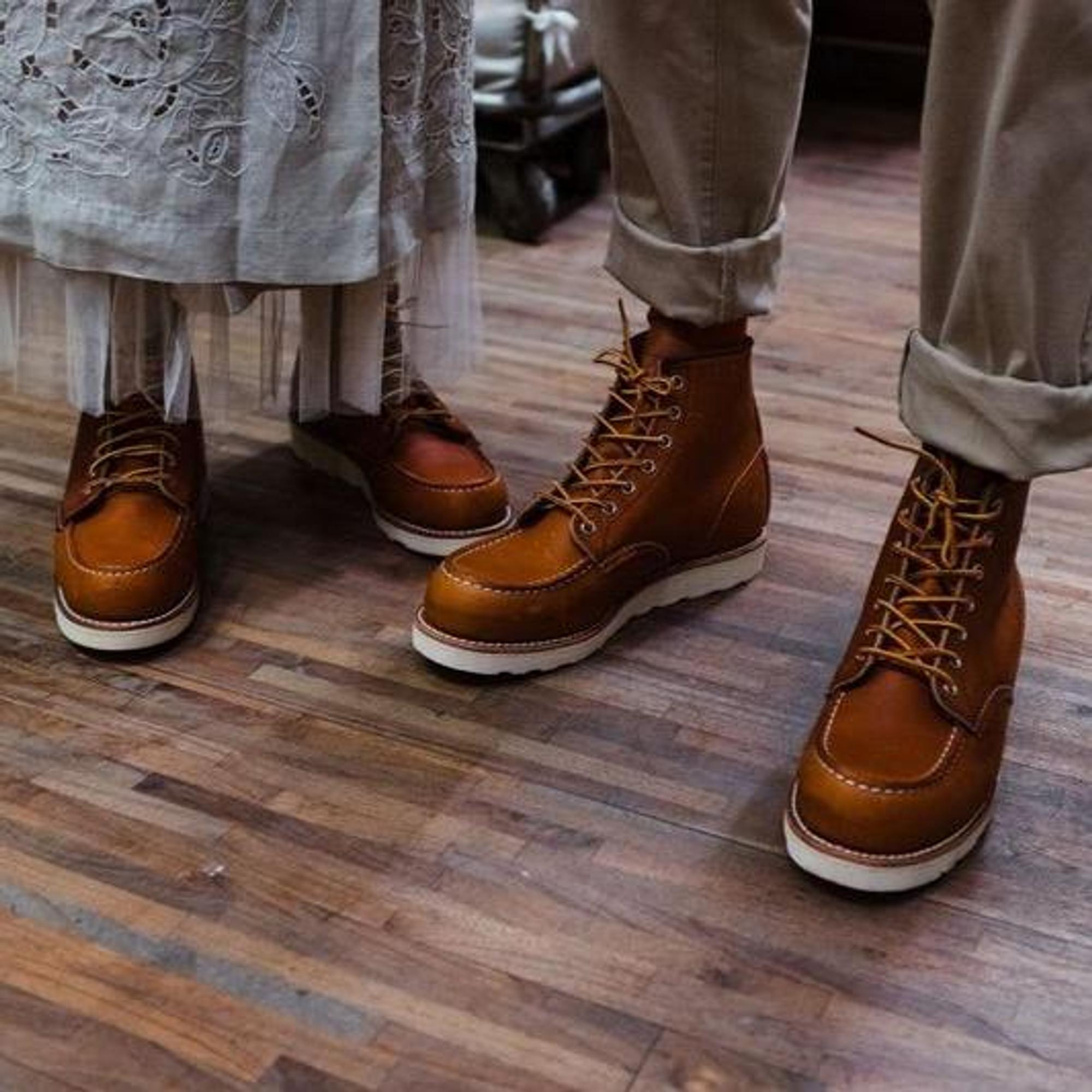 Product image 14 of 13 of Red Wing Classic Moc Toe 6" Boots - Oro Legacy Leather - Style 875