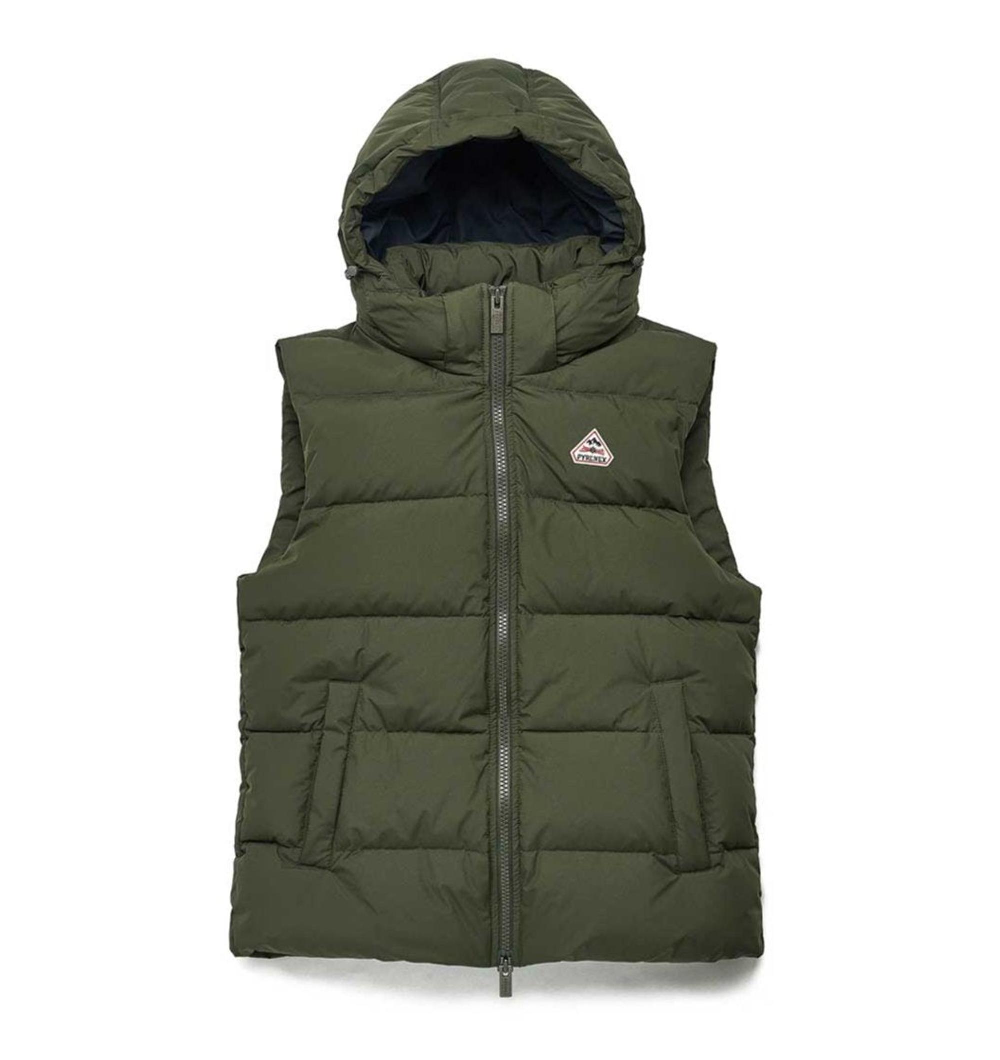 Pyrenex Unisex Spoutnic Mini Ripstop Down Vest - Deep Khaki 