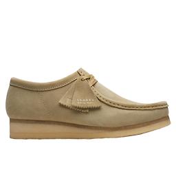 Clarks Men's Wallabee Evo Leather Shoe - Beeswax | British Attire