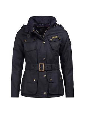 Barbour International Beige Cotton Coat