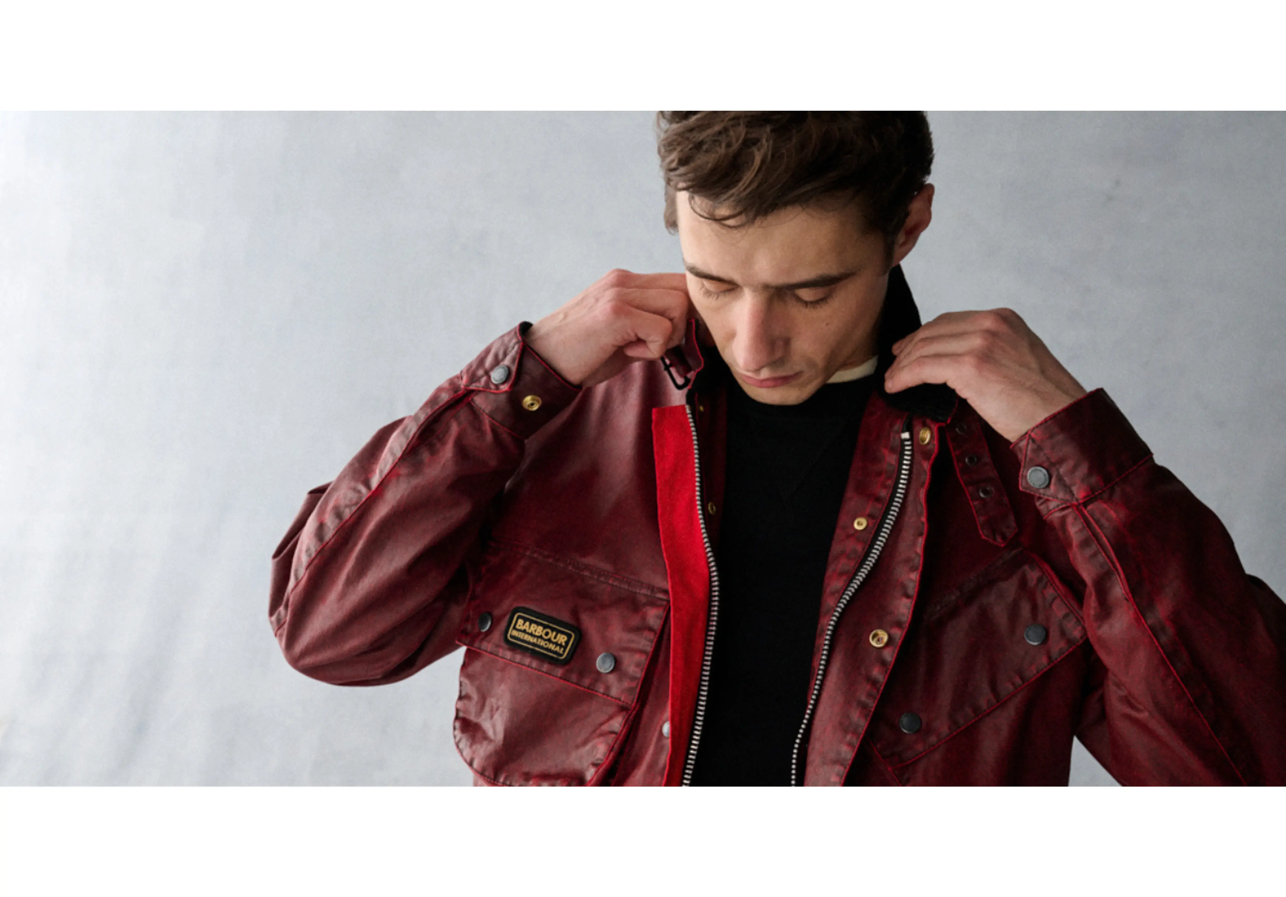 Barbour International: 90th Anniversary Banner