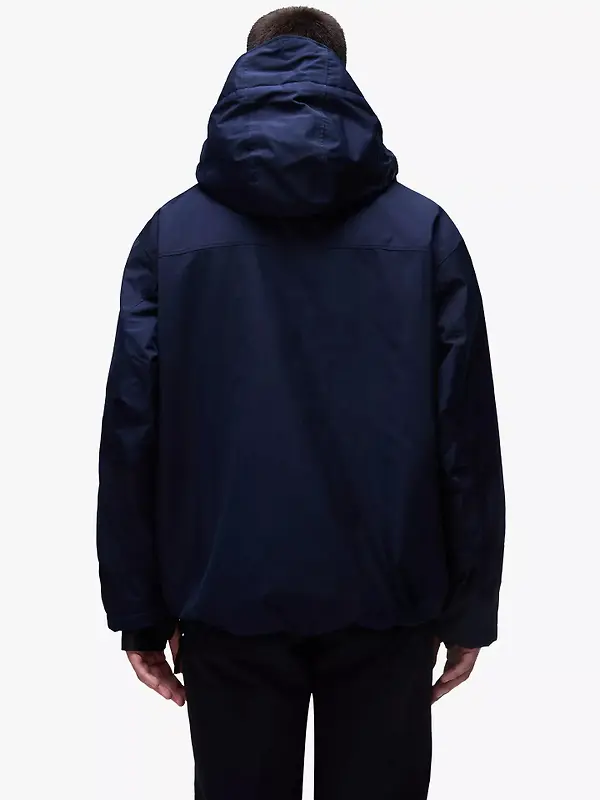 Napapijri Men's Rainforest Next Anorak Jacket - Blue Marine Image 4
