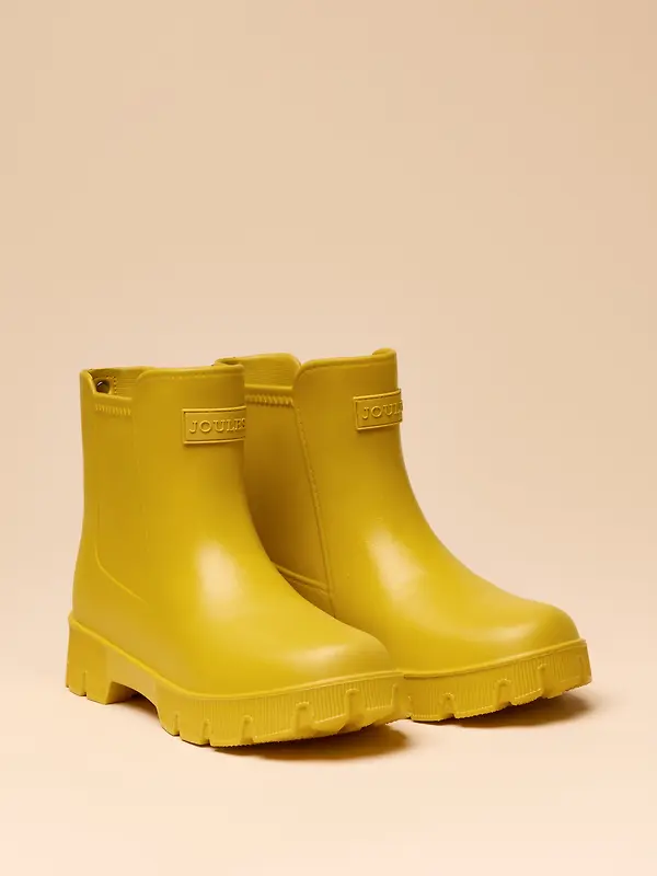 Joules Women's Raindance Lightweight EVA Ankle Wellies - Yellow Image 2