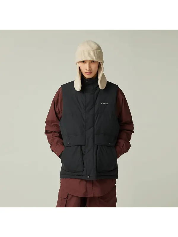 Snow Peak Everyday Down Vest - Black Image 3