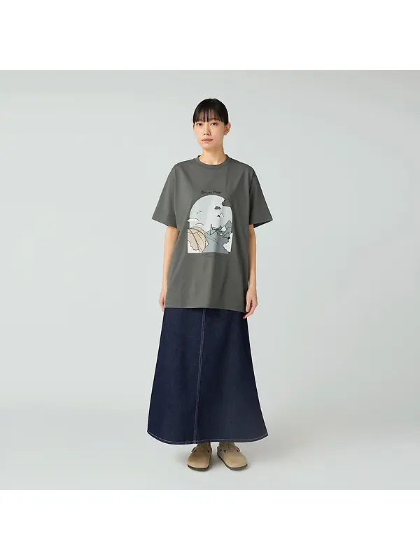 Snow Peak Camping Graphic T-Shirt - Grey Image 2