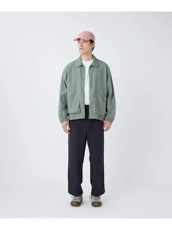 Snow Peak Light Dobby Cloth Harrington Jacket - Foliage Image 2