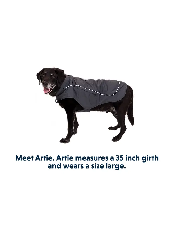 RUFFWEAR Overcoat Fuse Dog Jacket/Harness - Basalt Gray Image 14