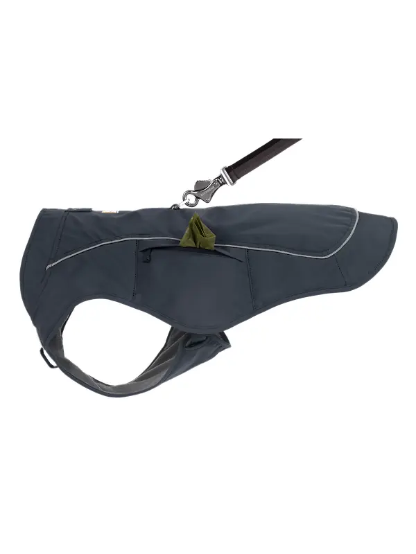 RUFFWEAR Overcoat Fuse Dog Jacket/Harness - Basalt Gray Image 5