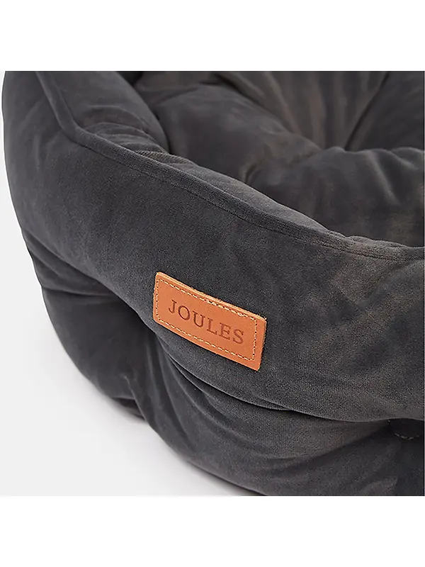 Joules Chesterfield Pet Bed - Grey Image 4
