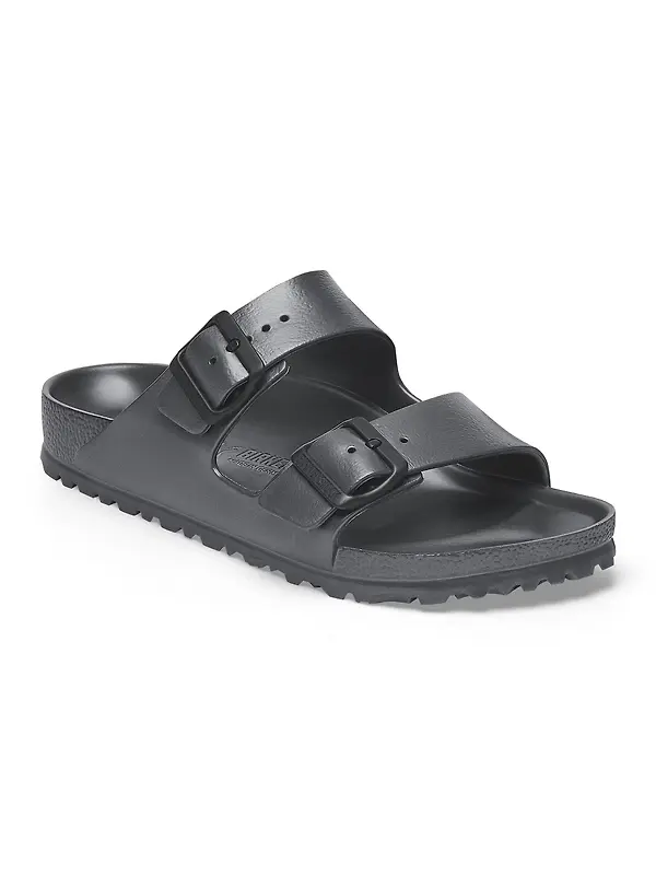 Birkenstock Arizona EVA Narrow Sandals - Metallic Anthracite Image 1