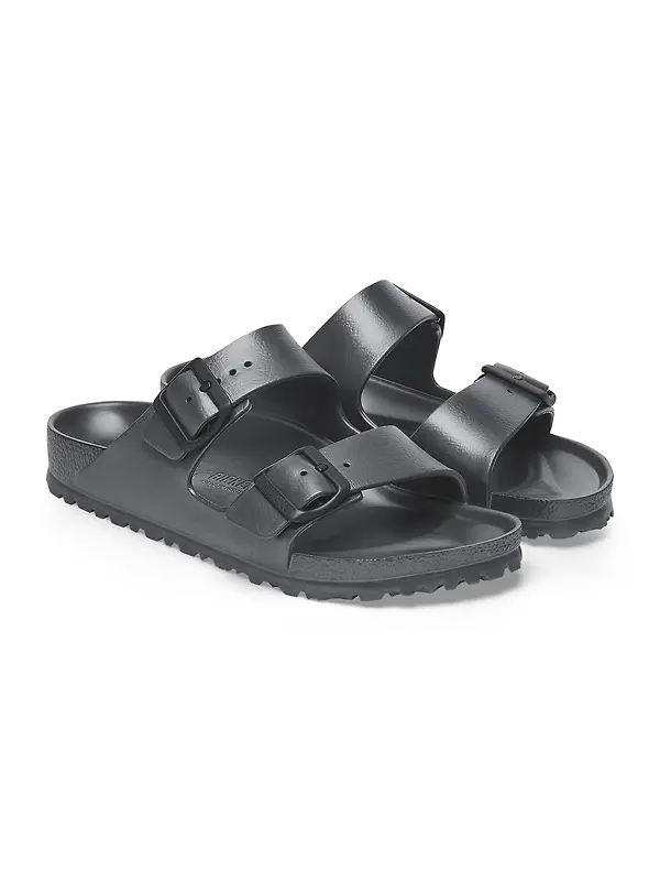 Birkenstock Arizona EVA Narrow Sandals - Metallic Anthracite Image 4
