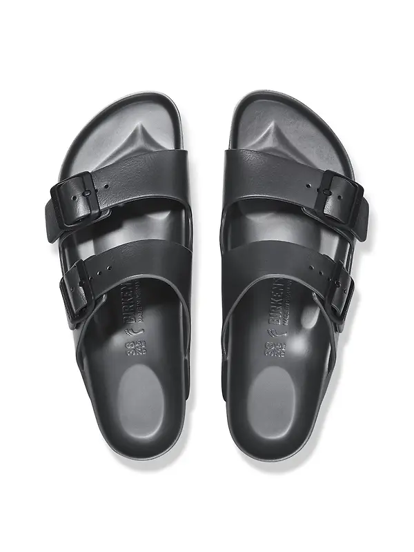 Birkenstock Arizona EVA Narrow Sandals - Metallic Anthracite Image 2