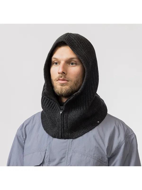 Snow Peak Knit Balaclava - Charcoal Image 2