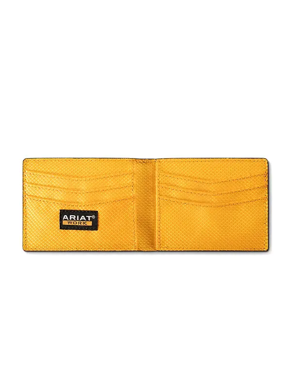 Ariat Work Canvas Bifold Wallet - Black Image 2