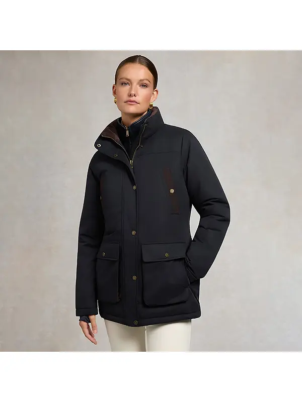 Holland Cooper Women's Stamford Country Coat - Ink Navy Image 2