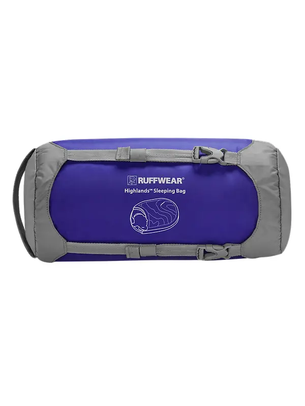 RUFFWEAR Highlands Dog Sleeping Bag - Huckleberry Blue (Medium) Image 6