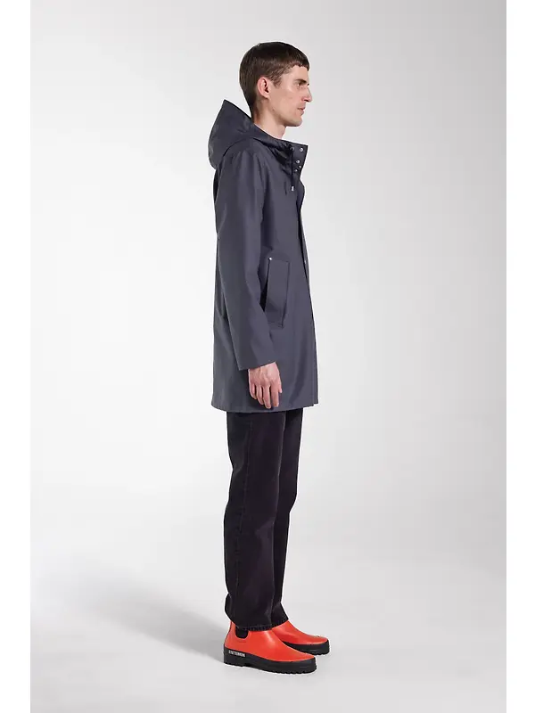 Stutterheim Stockholm Lightweight Raincoat - Charcoal Image 9