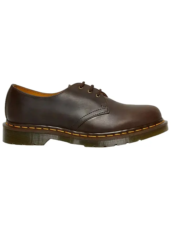 Dr Martens Unisex 1461 Crazy Horse Leather Oxford Shoes - Dark Brown Product Image