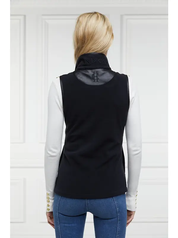 Holland Cooper Women's Country Fleece Gilet - Black Image 3