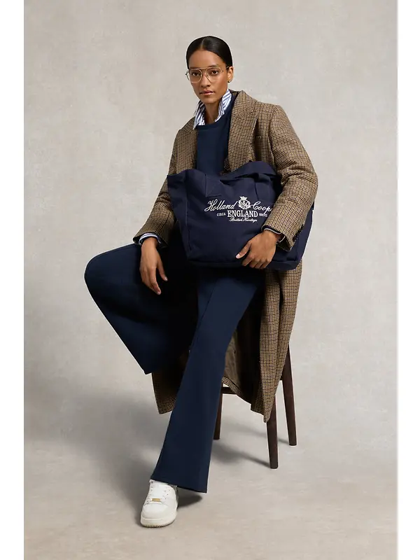 Holland Cooper Women's Essential Tote Bag - Navy Ecru Image 4