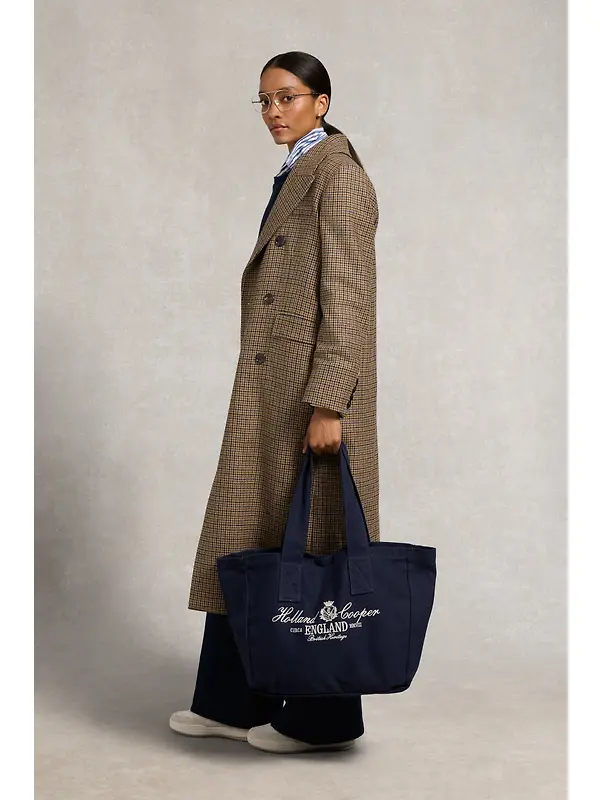 Holland Cooper Women's Essential Tote Bag - Navy Ecru Image 3