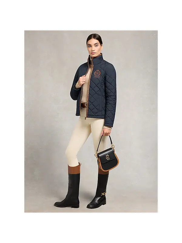 Holland Cooper Women's Lightweight Country Jacket - Ink Navy Image 4