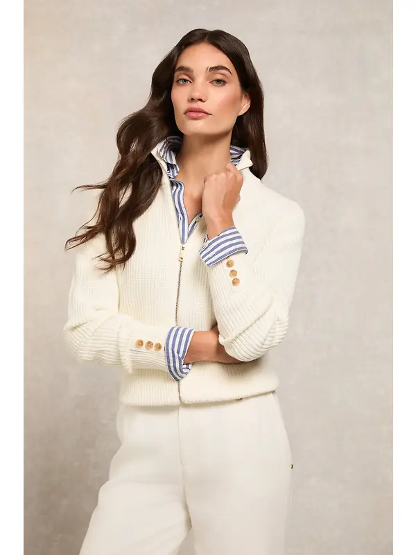 Holland Cooper Women's Northleach Cardigan - Natural Image 5