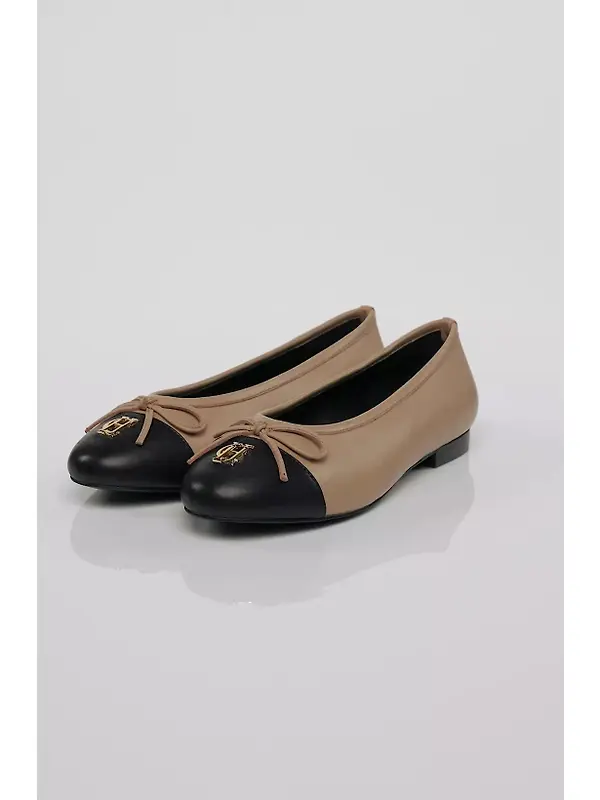 Holland Cooper Women's Ballet Shoes - Nude Black Image 6