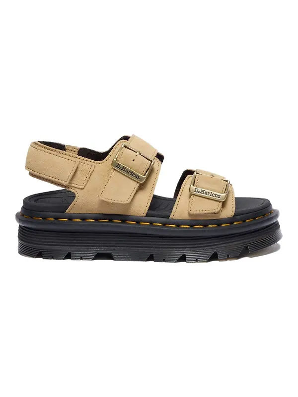 Dr. Martens Women's Zebzag Eh Suede Sandals - Savannah Tan Image 1