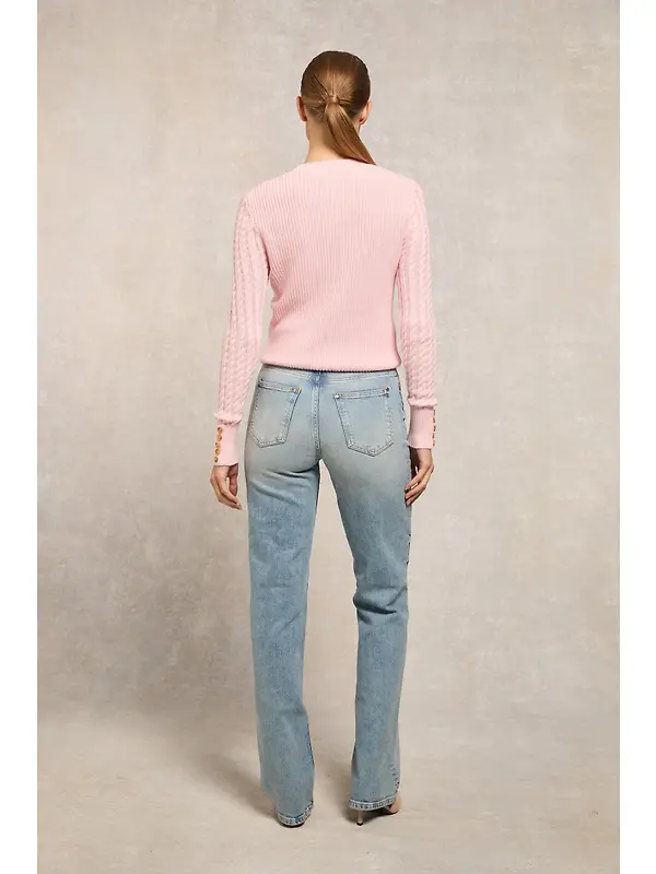 Holland Cooper Women's Cotswold Cardigan - Soft Pink Image 5