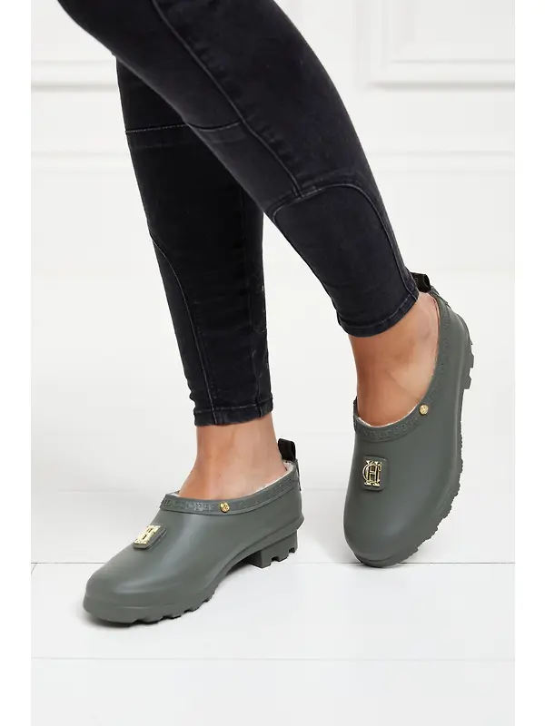 Holland Cooper Gardening Loafers - Matte Green Image 7