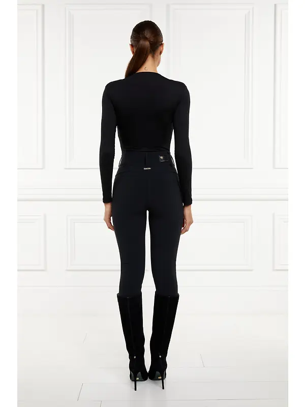 Holland Cooper Women's Contour Trousers (Regular Leg) - Black Image 7