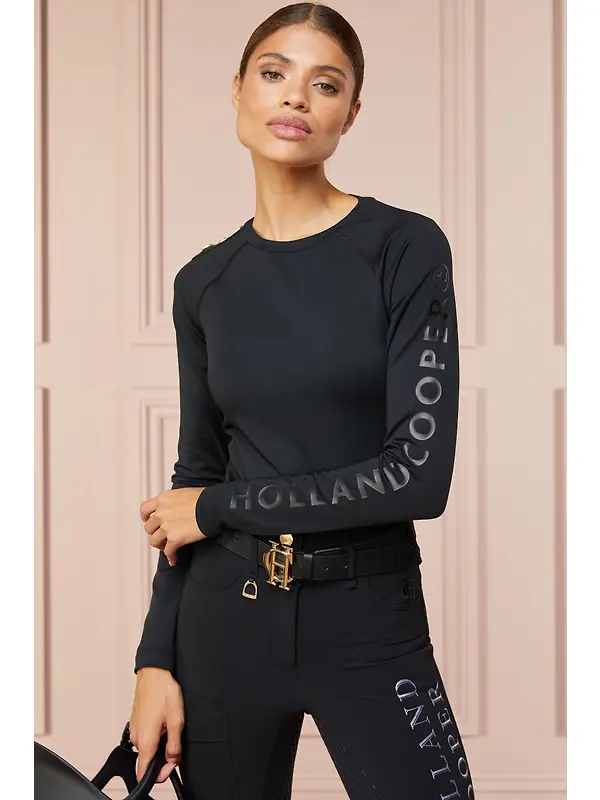 Holland Cooper Women's HC Heritage Belt - Black Image 5