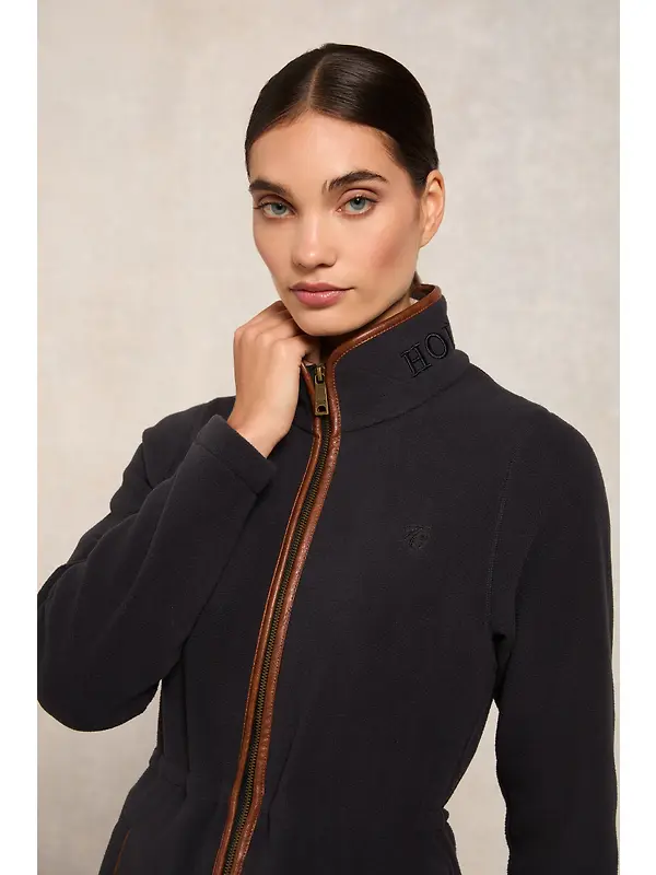 Holland Cooper Women's Country Longline Fleece - Ink Navy Image 4