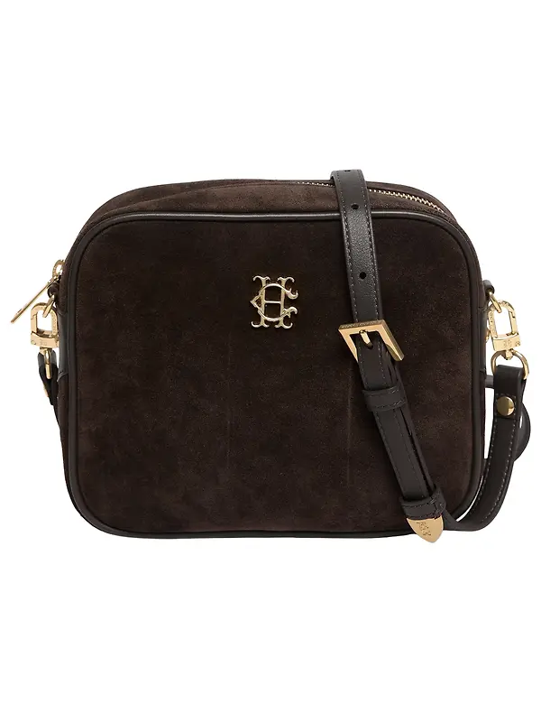 Holland Cooper Women's Country Camera Bag - Chocolate Suede Image 1