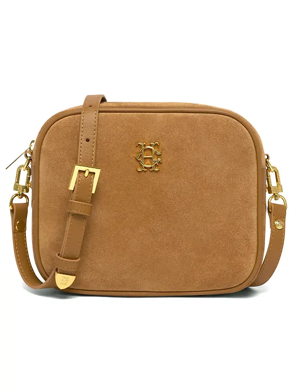 Holland Cooper Women's Country Camera Bag - Tan Suede Image 1