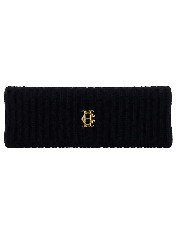 Holland Cooper Women's Knitted Headband - Black Image 1