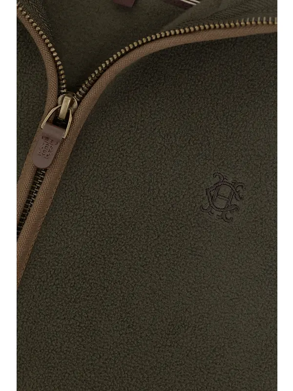 Holland Cooper Women's Country Fleece Gilet - Khaki Canvas Image 7