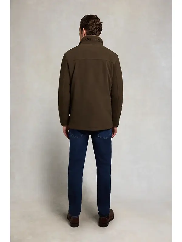 Holland Cooper Men's Fleece Field Jacket - Khaki Image 6