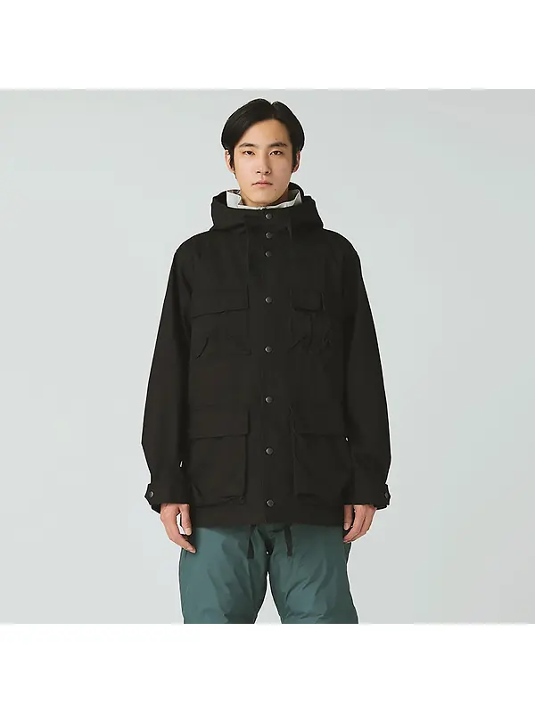 Snow Peak TAKIBI Chino Cargo Jacket - Black Image 2