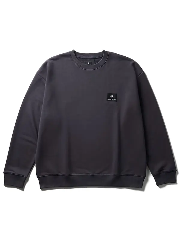 Snow Peak New Standard Square Logo Pullover - Charcoal Image 1