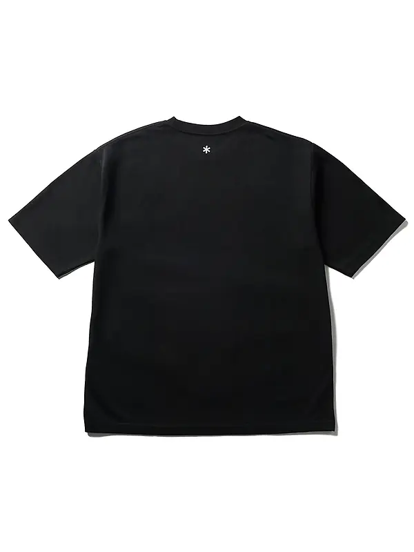 Snow Peak New Standard Square Logo T-Shirt - Black Image 2