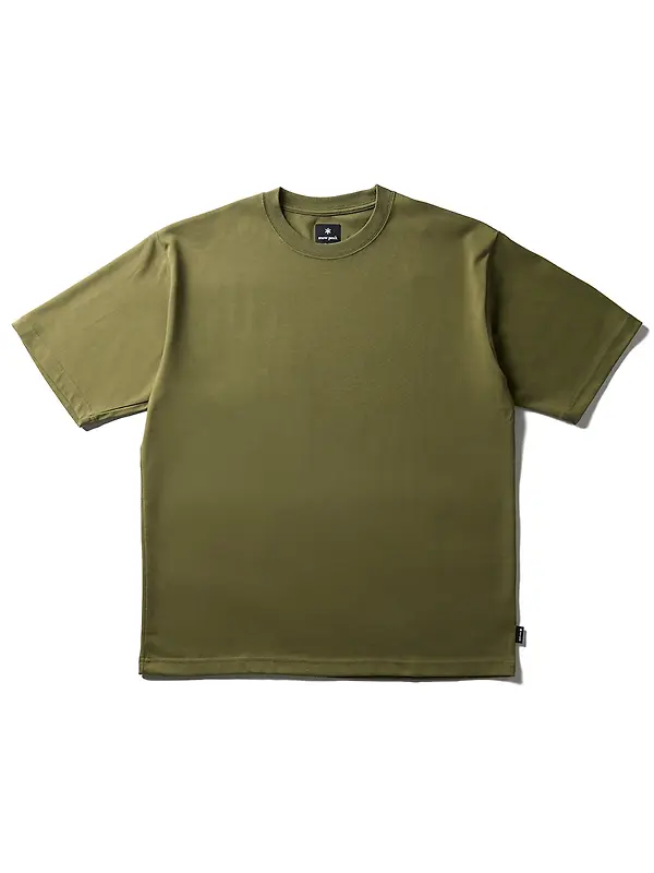 Snow Peak New Standard Back Printed Logo T-Shirt - Olive Image 2