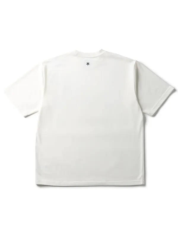 Snow Peak New Standard Square Logo T-Shirt - Off White Image 2