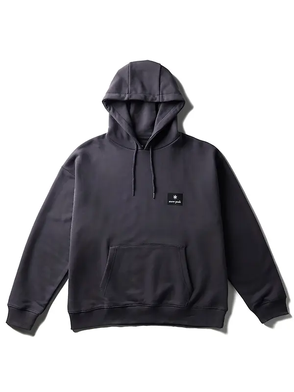 Snow Peak New Standard Square Logo Hoodie - Charcoal Image 1