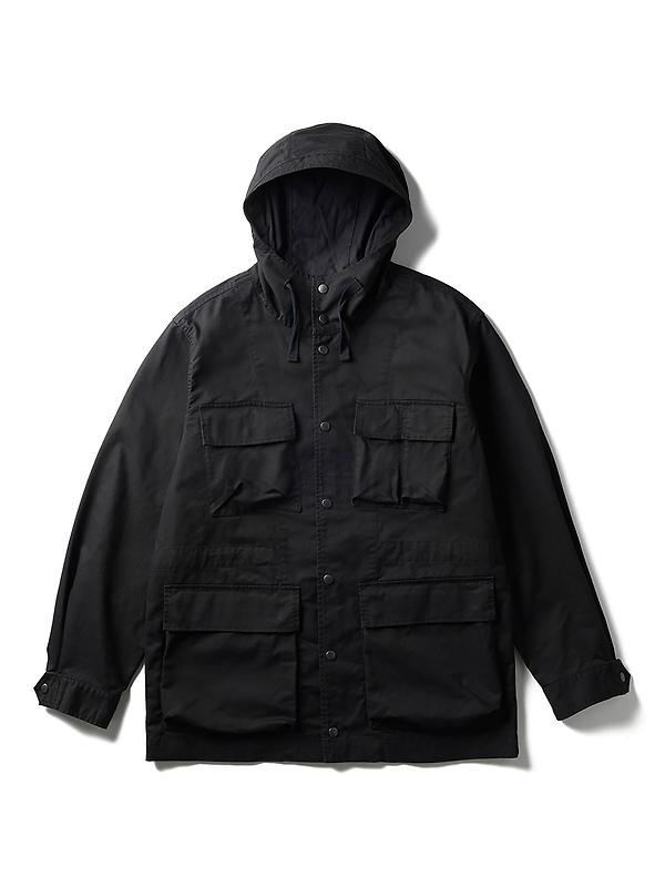 Snow Peak Nylon Tussah Utility Storage Jacket - Navy | British Attire
